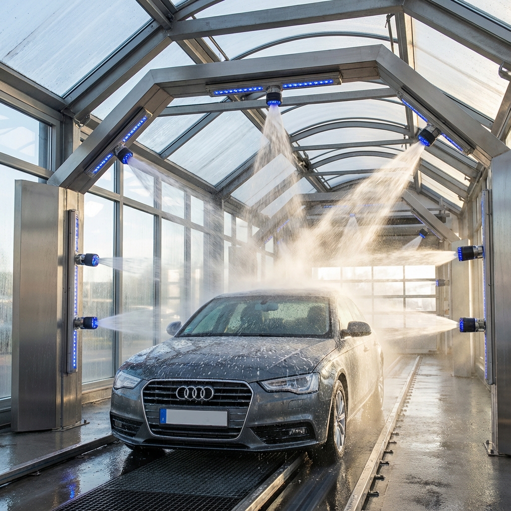 ノンブラシ洗車機のメリットとは?愛車を傷つけずに洗う方法